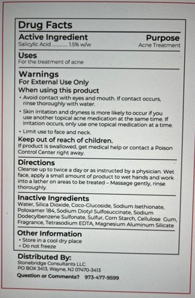 Back (01b Lbl Back Personox Scrub 4oz)